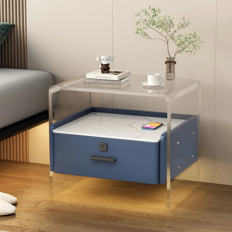 Luxury Smart Nightstand Good Quality Smart Bedside Table With Safe