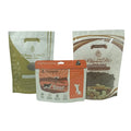 Custom Eco-Friendly Recyclable Frosted Kraft Paper Sachet Packaging Zipper Top Gravure Printed for Food Sugar Small Size