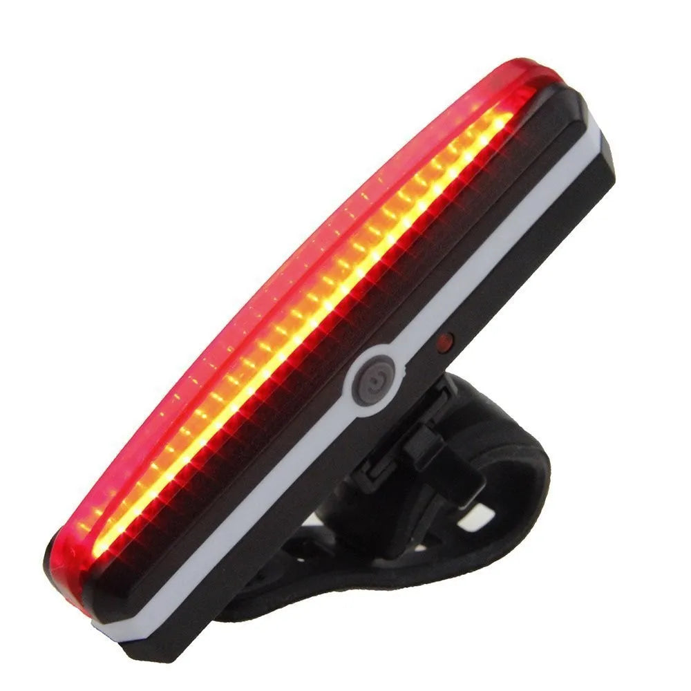 Wholesale USB Recharge Bicycle Tail Light Mountain Bike Road Bike Lights High Brightness Bicycle Warning Light Accessories