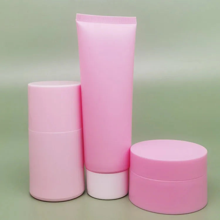 30ml1oz 60ml 2oz 100ml 120ml 150ml 200ml pink Cosmetics Packaging Containers Empty Skincare Plastic Dropper Essential Oil Bottle