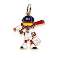 Attractive Gold-Plated Jewelry Custom Enamel Design Tags Logos Embossed Metal Necklace Hang Pendant with Name Charms