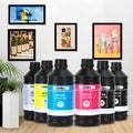 Goosam 1000ML High Temperature Scratchproof Clear Glossy UV Ink for Kyocera Head on Glass Digital Printing