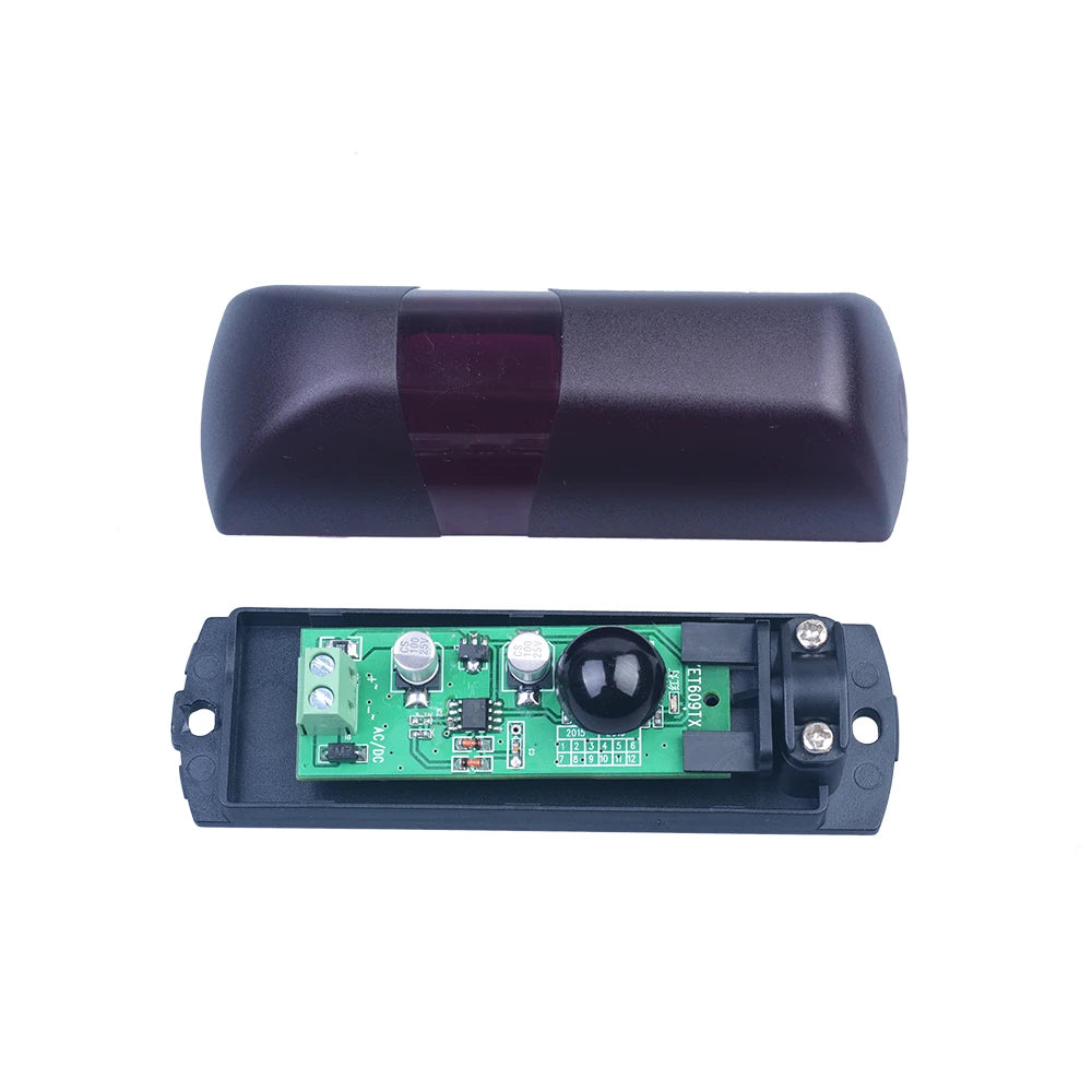 YET609 12-24V AC/DC 180 Degree Rotation Gate Photoelectric Waterproof Infrared Photocell Opener Beam Sensor