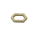 Fine Jewelry Making Accessories Pure Real Solid 18karat Au750 Gold Diamonds Universal Connector Buckle Clasp Lock Manufactory