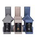 Custom Logo Wholesale Luxury Faux Leather Eco-friendly Jewelry Earrings Bracelet Necklace Ring Packaging Gift LED Jewelry Box