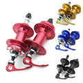 Bike Disc Brake MTB Casette Bearing Hub 36H Front Rear Hub Set with Quick Realse Lever Skewers Axle