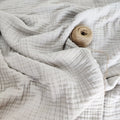 100% Cotton  Gauze Muslin 4 Layers 8 Layers Soft Throw Blankets for Winter Wholesale Custom Blanket Double Bed