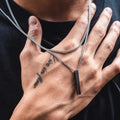 Shangjie OEM 2022 Custom Wholesale Long Pendant Gold Plated Stainless Steel Necklace for Men