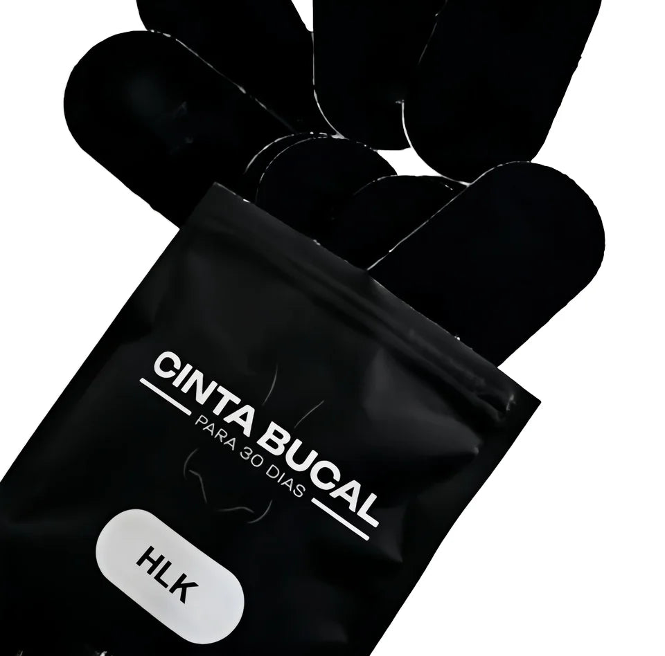 HLK Antirronquidos Premium Seda De Bambu Tiras Bucales Para Dormir Cinta Bucal
