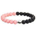 Hot selling Yin Yang Tai Chi Beaded Bracelet Men Versatile Natural White Turquoise Hand-Beaded Frosted Finish