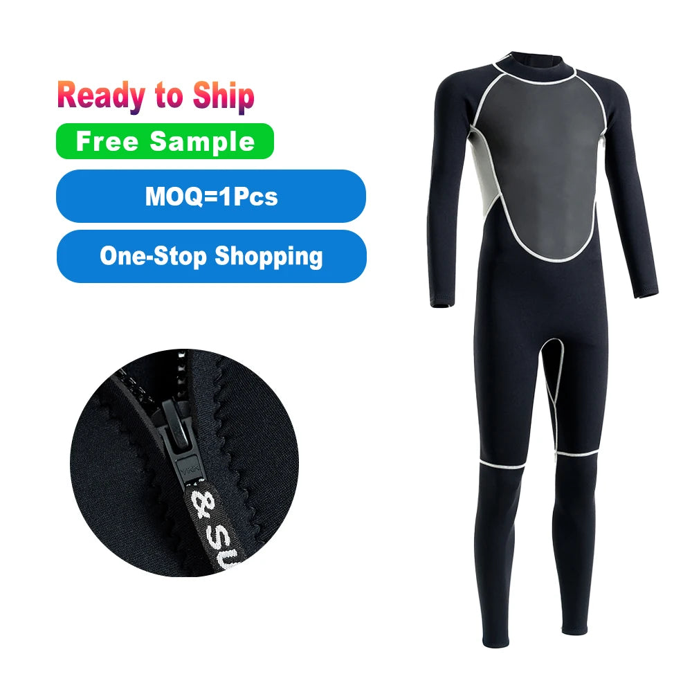 3mm Customised Wetsuit Warm Coldproof One-piece Wet Surfing Suit Snorkeling Swimming Jellyfish Suit Wetsuit