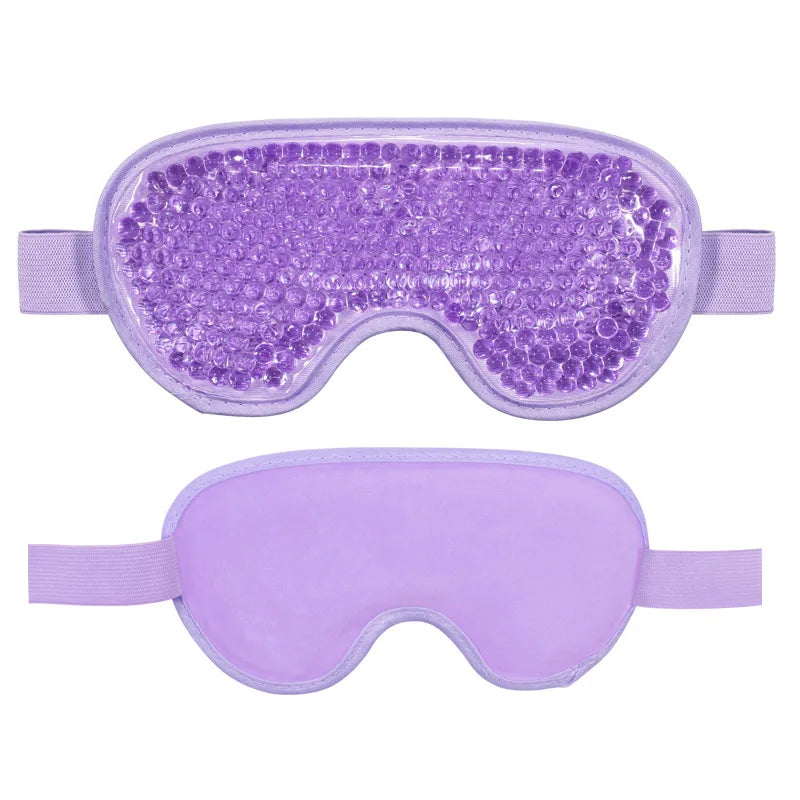 Customized Cooling Eye Mask Reusable Flexible Spa Gel Bead Ice Packs for Sleep Compress Therapy for Puffy Eyes