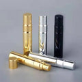 High-End 5 ml 10ml Refill Empty Essential Oil UV Gold Silver Black Glass Oil Perfume Spray Bottle