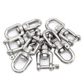 Universal Swivel Ring M3M4M5M6M8-M28 Durable 304 Stainless Steel Figure 8 Ring Swivel Connector Polished for Bags Boxes Carton