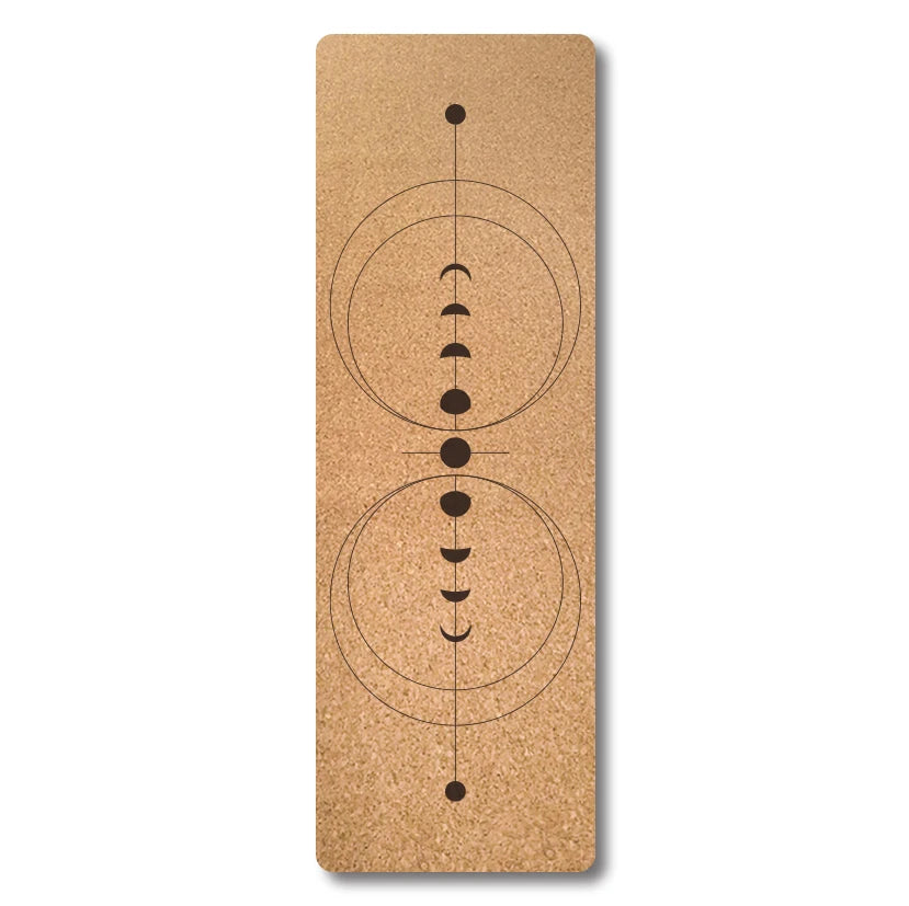 Custom Laser Engrave Emboss Logo Instruction Line Buddha Symbol Organic Dye Sublimation Anti Slip Yoga Nature Rubber Eco