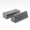 Hot Selling Folding Triangle  Soft Glasses Cases Eye Wear Packaging Box with Cloth   Custom logo Sunglasses case