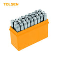 TOLSEN 25101 27pcs 3 6mm Hardened Letter Punch