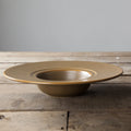 Fine Durable Porcelain Deep 11.5 Inch Brown Wide Rim Dishes for Soup