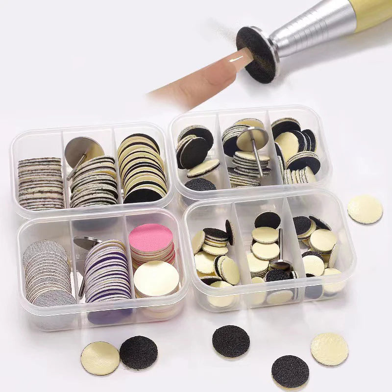 Replaceable Sandpaper Disks Foot File Pedicure Dead Hard Skin Callus Remover Sandpaper Discs