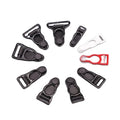 Factory Price 6mm 10mm 12mm 13mm 16mm 20mm 25mm Plastic Alloy Metal Garment Accessories Nylon Coated Suspender Garter Clip