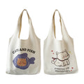 Eco-Friendly Recycled Cotton Canvas Tote Bag Custom Logo Printed Reusable Wholesale Shopping Bags