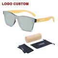 2024 Hot Selling Wooden Sunglasses Custom Logo Polarized Mirror Wood Sunglasses Bamboo for Unisex