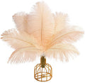 Wholesale Cheap Craft in Stock Colors 4-8In Ostrich Drab Feathers for Dress/DIY/Vase/Costume/Party/Wedding/Festival Decoration
