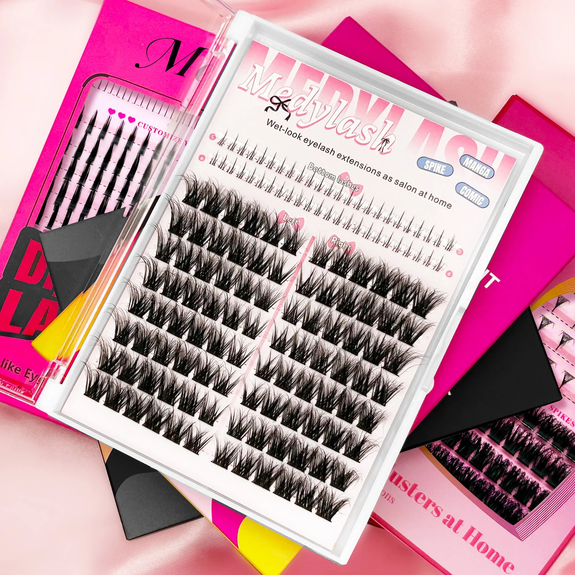 Ultra Light Cloud Fiber Cluster Lashes Slim Hidden Base Gentle Skin Touch All Day Pressure Free Comfort Wear