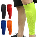 Nay1il Honeycomb Football Soccer Shin Guard Football Legging Shin Pads Leg Sleeves Adult Support Protective Gear