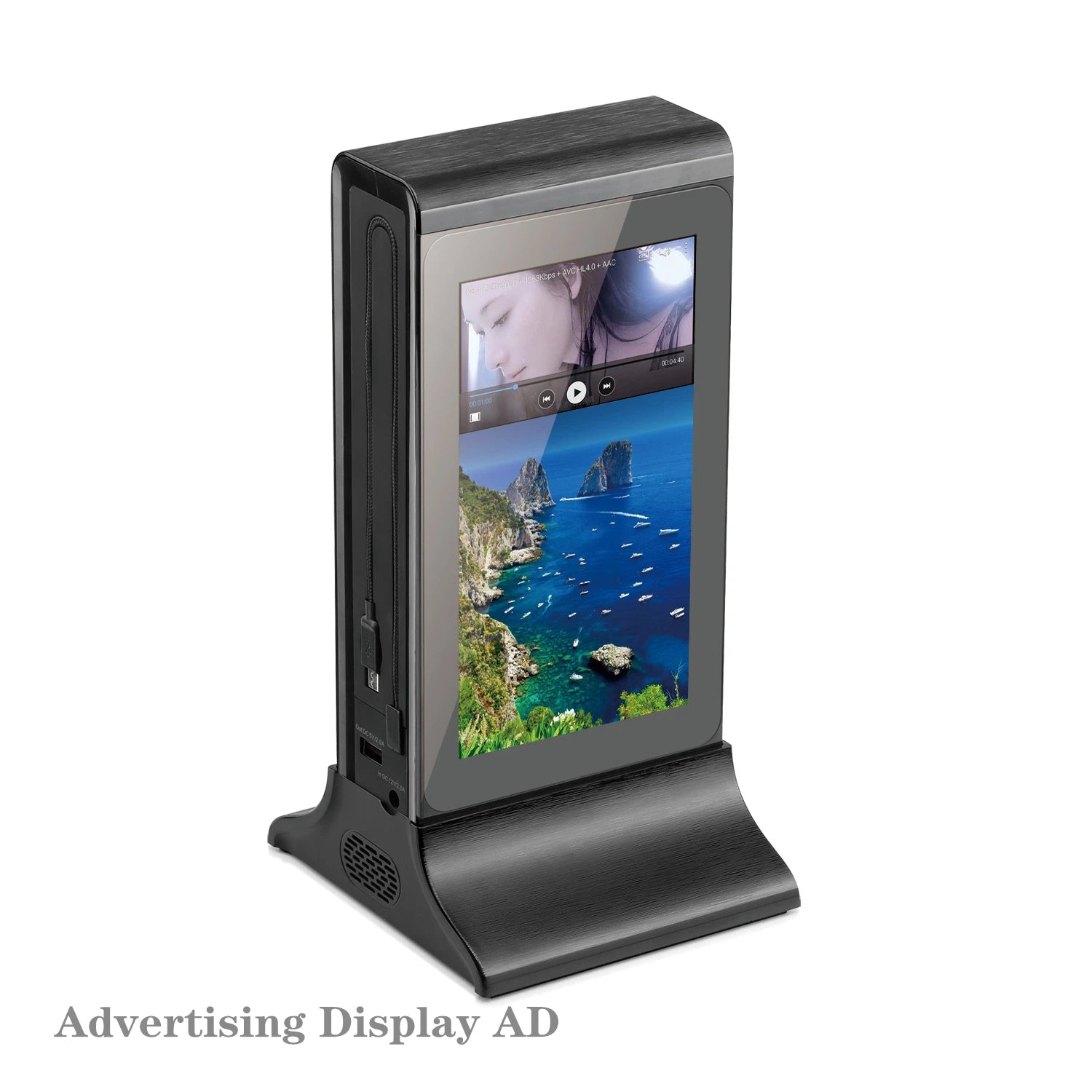 Innovative Restaurant Table Stand Ordering  Screen Android Digital Signage Advertising Display Menu Power Bank Table Charger
