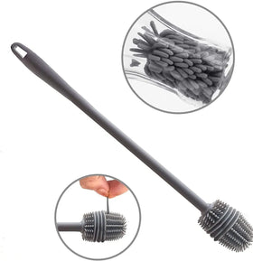 Silicone Bottle Brush Cleaning Brush Long Handle Water Bottles Cleaner Brush for Feeding Bottle Glassware