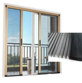 Modern Polyester Pleated Mesh Sliding Screen Door Aluminium Alloy Frame Anti-Mosquito Folding Insect Screen Aluminum Profiles