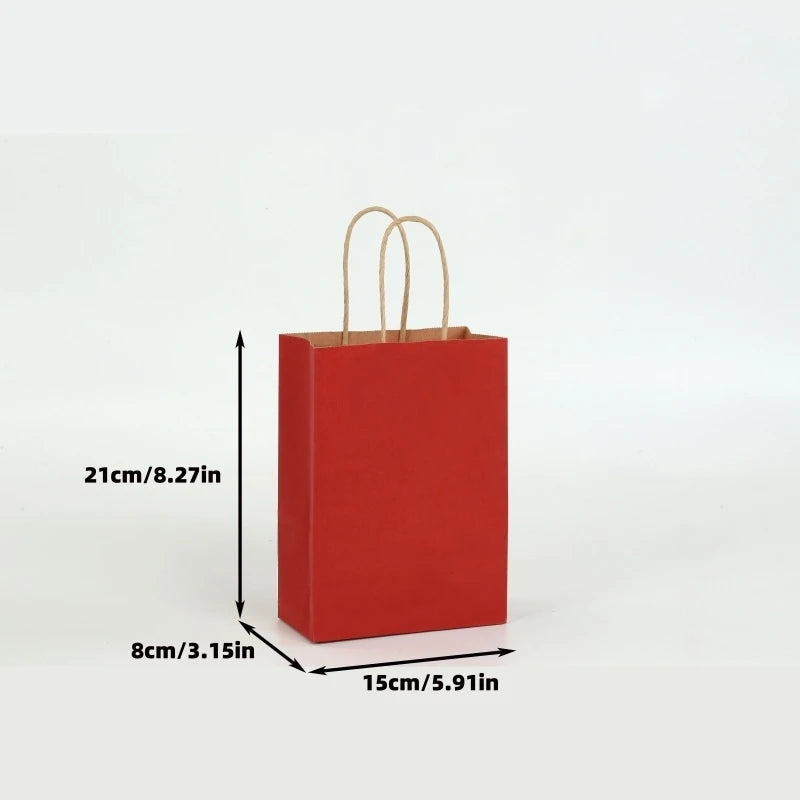 Custom Eco-Friendly Kraft Paper Bag for Food Delivery Flat Handle Restaurant Takeout Lamination Digital Printing White Handle