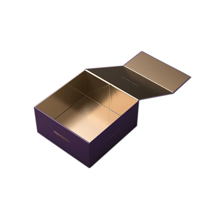 Custom Collapsible Folding Storage Gift Packaging Reusable Shopping Magnetic Rigid Paper Clothing Underwear Box