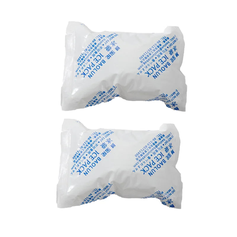 180ml Baolun Light Weight Auto Fast Soak Sheet Dry Customized Ice Pack for Seafood Cold Food