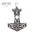 Norse Viking Mjolnir Pendant Wholesale Stainless Steel Thor's Hammer Pendant Jewelry Perfect for Men