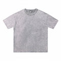 230g American style Men's & Women's T-shirt | Vintage Washed Distressed Tee | Custom Short-Sleeve Cotton Loose Fit Streetwear