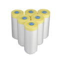 Covering Painting Masking Film Transparent Masking Film with Tape