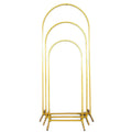 Traditional Style Chiara Arch Backdrop Stand and Cover Set Aluminum Alloy Birthday Wedding Party Decoration
