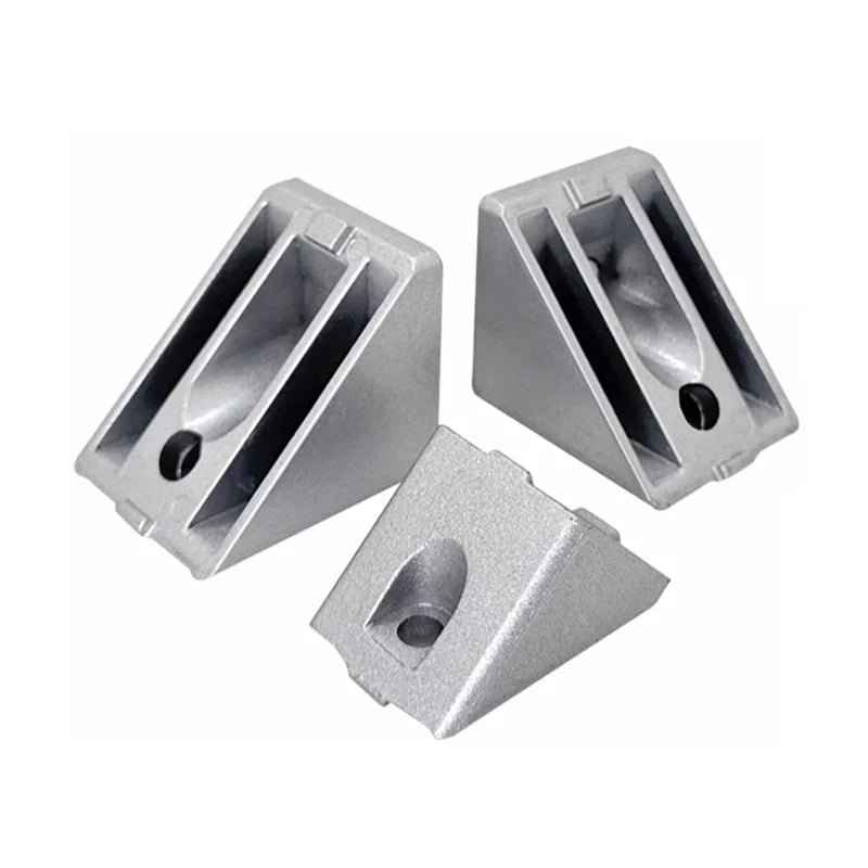 Top Selling 45 Degree  Inside Corner Support Angle Bracket Connection Joint for 30 40 45 Aluminum Profile 45Â°-30B