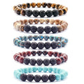Wholesale Bohemian Aaa Grade Precious Natural Healing Energy Stone Bead Bracelet Christmas