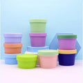 Custom Color Skincare Packaging Plastic Cute Body Cream Container Jar 50g
