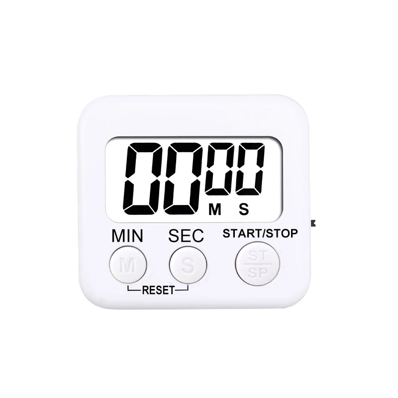 Digital Kitchen Countdown Timer LCD Display Magnetic Electronic Cooking Stopwatch Alarm Clock Stand Timer