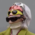 2025 One Piece Crystal Sunglasses Luxury Brand Oversized Wrap Around Sun Glasses Design Sunglasses Women