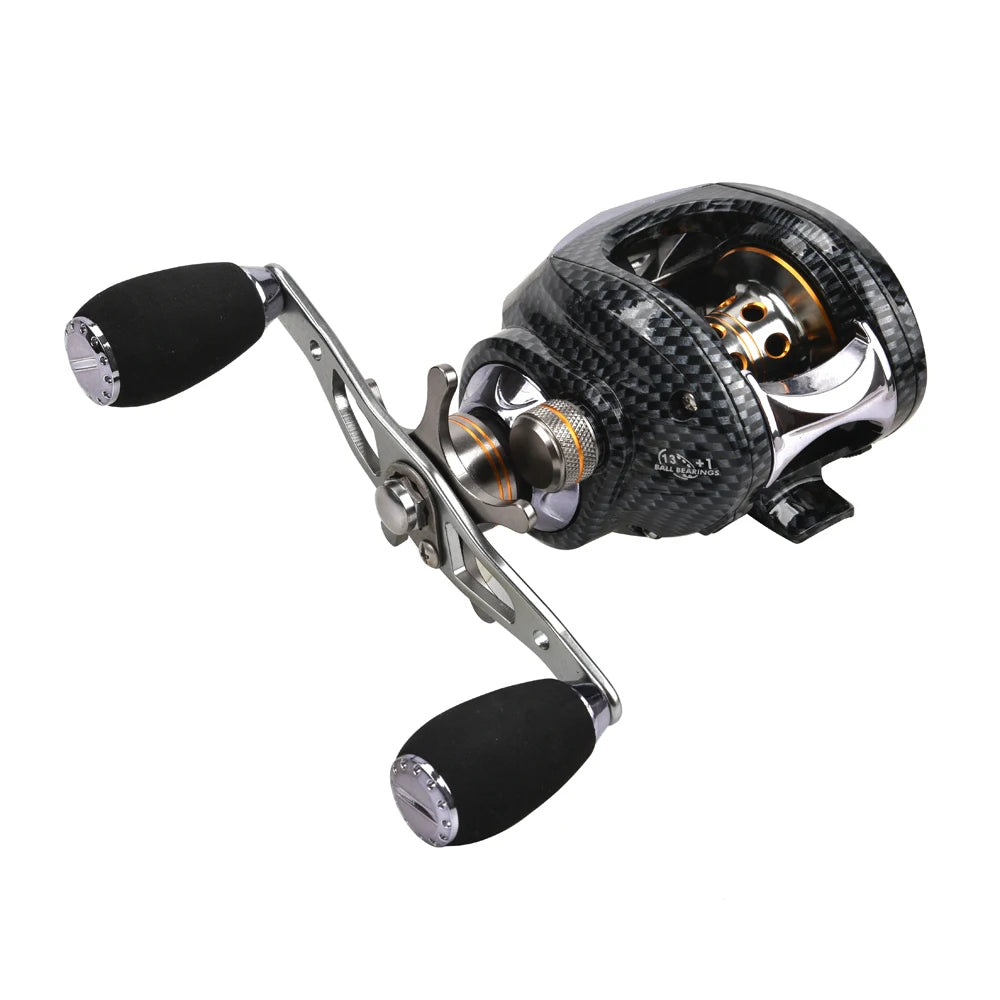 Attractive Price Spinning Reels Sea Fishing River Lake Stream Plastic Water Drop Wheel Aluminum Spool 6.5:1 Gear Ratio Durable