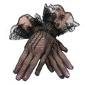 Wholesale Summer Women Driving Fashion Lace Gloves Full Finger Girls Bridal Mesh Fishnet Gloves