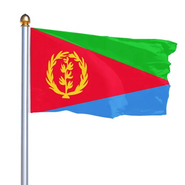 Wholesale 150-90cm Digital Inkjet Printed Eritrean Flag Thick and Durable-Factory Direct
