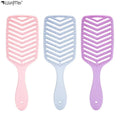 Wanmei Hair Brush Packaging Box Curly Hair Texture Straightener Custom Detangling Hair Brush Hot Comb