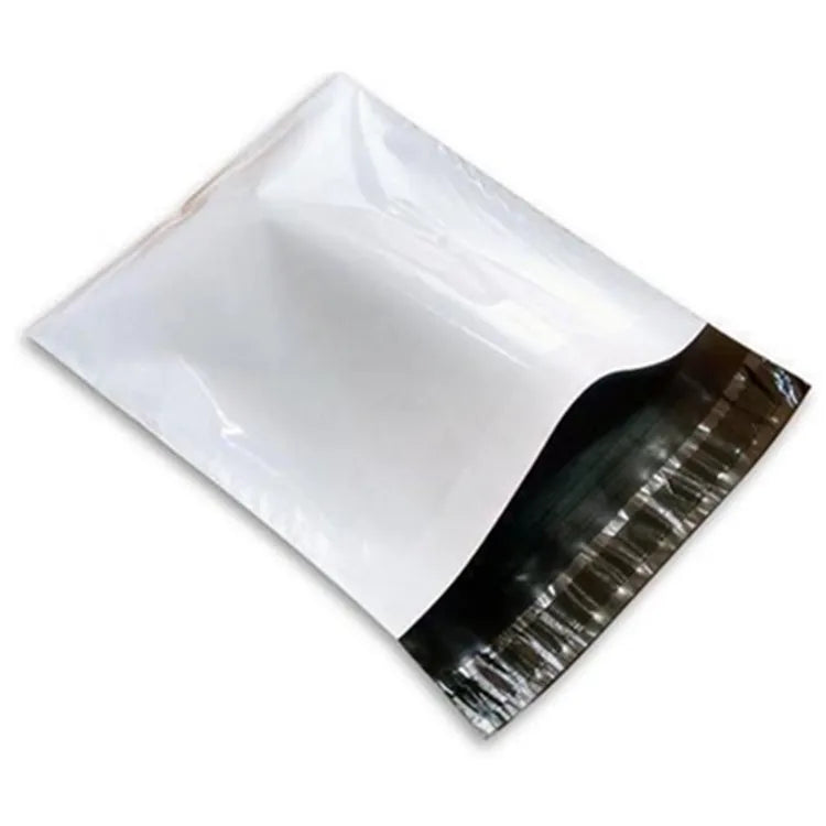Factory Cheap Price Poly Mailer Mailing Bag Many Stock Sizes White Courier Shipping Packaging Bag for Clothing
