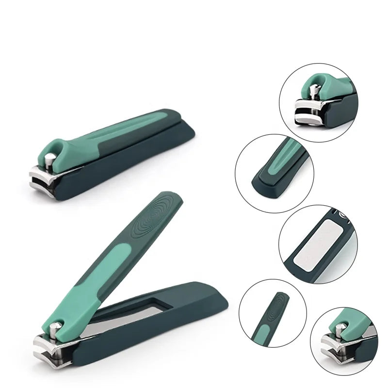 Eliter Supplier Professional Stainless Steel Soft Touch for Finger and Toe Nail Clipper Nail Manicure  Nail Clippers Kit